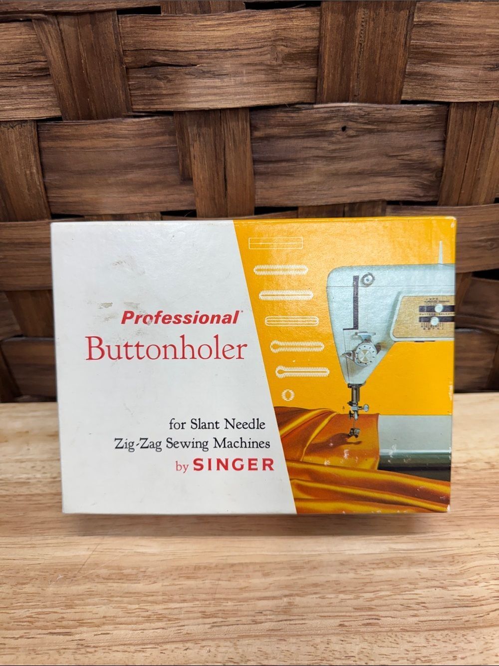 Vintage Singer Professional Buttonholer for Slant Needle
